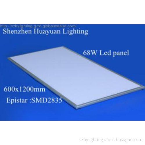 LED Panel light 600X1200mm 68W AC220V